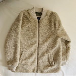 Abercrombie & Fitch Sherpa Bomber Jacket